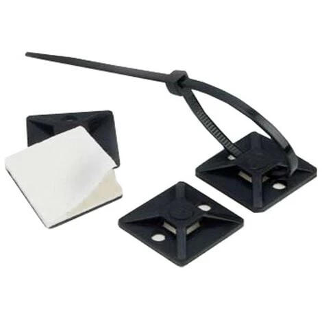 Pack Embases Adhésives Pour Colliers De Serrage Scotchflex™ 3M™ 7000092452-CC CTA BC 19 X 19mm (100 Un) Noir - Noir 3 Pack Embases Adhésives Pour Colliers De Serrage Scotchflex™ 3M™ 7000092452-CC CTA BC 19 X 19mm (100 Un) Noir - Noir